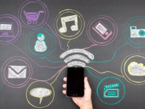 social and contact info for website