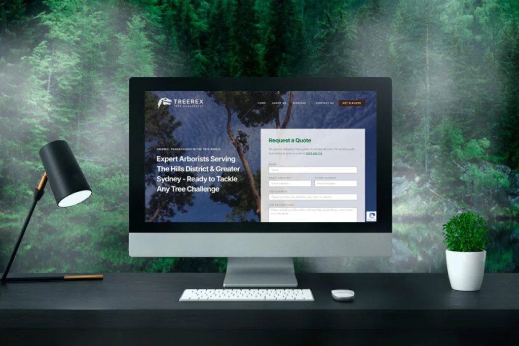 TreeRex - arborist web design