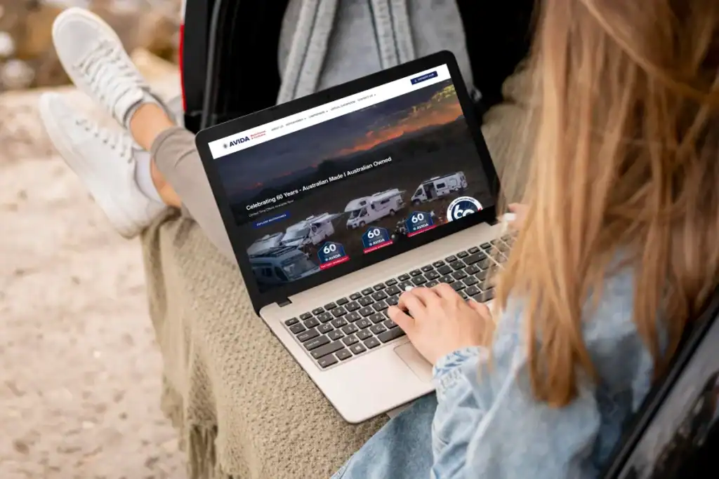 Portfolio-Avida website redesign